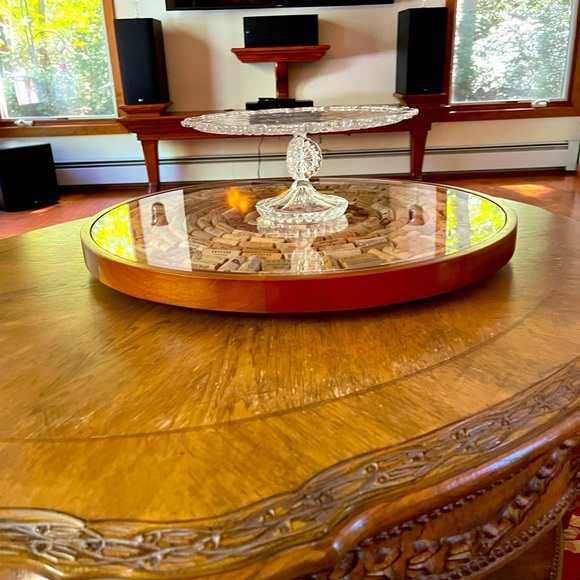 COPY - Footed Cake Plate 25 % Lead Crystal - Picture 7 of 7